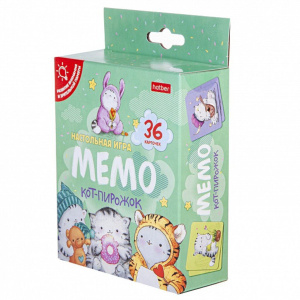 Игра Мемо "Приключения кота Пирожка"  (36 карточек)
