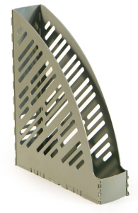 Накопитель д\бумаг верт.сборный 1 отд. серый