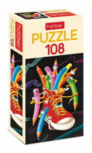 Пазлы   15 элементов  210*300мм.  "Веселые карандаши"