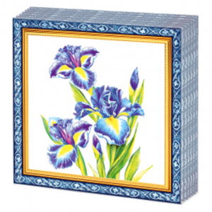Салфетка "Ирис" 33*33см, 20 шт., 2-х слойная