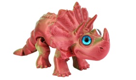 Игрушка 3D "Трицератопс Терентий" 13 см, цвет ассорти