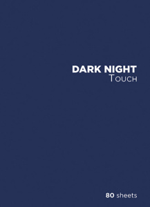 Тетрадь А4  80л кл. скоба ПЗБМ "ДаркНайтТач" софт-тач, белизна 100%