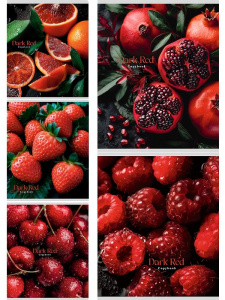 Тетрадь А5 48л кл. Проф-Пресс "Фрукты и ягоды - 3" обл.мел.бум.