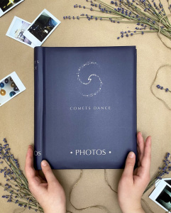 Фотоальбом магнитный 10л  23*28см спир. Сomet dance. Танец комет