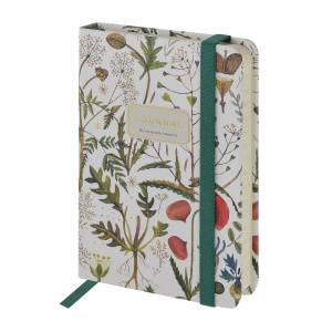 Записная книжка А6 100л. 7БЦ "Megapolis journal. Flora. Луговые травы" лин., резинка, кармашек