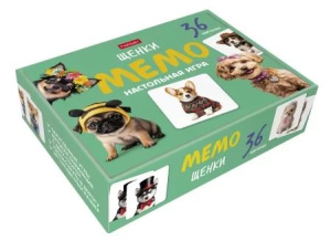 Игра Мемо "Щенки"  (36 карточек)