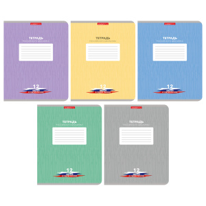 Тетрадь А5 12л узкая лин. Полиграф Принт "Тетрадь российского школьника"