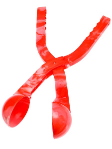 Форма для снега "Шар" 36 см , в сетке, микс с разводами