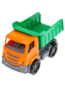 Машинка "Илья" 22 см строительная, зеленая