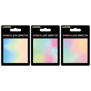 Бумага с липким краем  30л, фигурная Rainbow,  ассорти