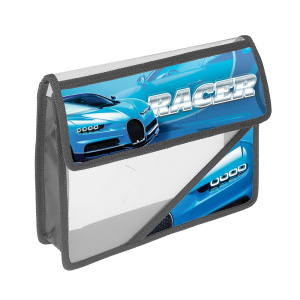 Папка д/тетрад. А5 (230*190*50) 1отд. на липучке, пластик "Премиум авто"