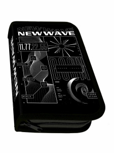 Пенал 1 отд. (190*115*30) молния, лам.картон "New wave"