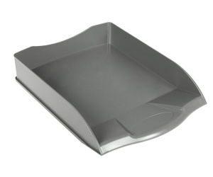 Лоток д\бумаг гориз. Оптима серый