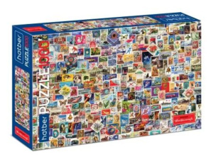 Пазлы 1000 элементов  680*480мм. "Ностальгия. Марки СССР" Premium