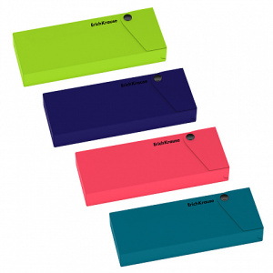 Пенал пластиковый ErichKrause Soft Reef , ассорти