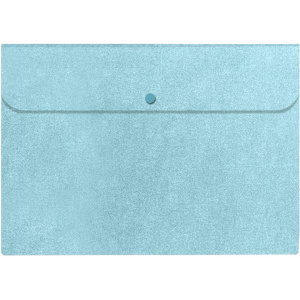 Папка  6 отд. на кнопке, Glitter Shine бирюзовая