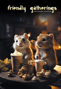 Блокнот А5  40л скоба "Милые  друзья" кл.