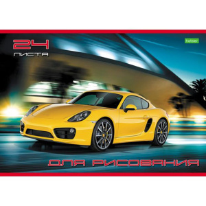 Альбом А4 24л  скрепка "Мотошоу"  пл. 100 г/м