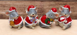 Статуэтка "Красивая мышка" 12*7см цвет ассорти