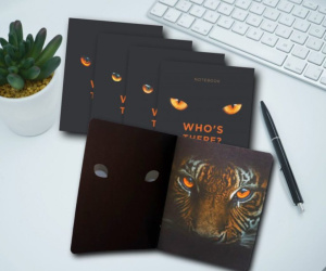 Тетрадь А5 48л кл. ПЗБМ "Кто это?" мат.лам., УФ рельефн.лак, вырубка, микс, белизна 100%