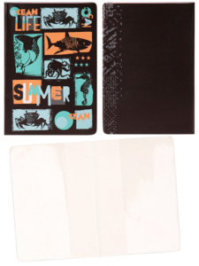 Обложка для паспорта "Морские жители" ПВХ slim