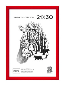 Фоторамка пластик 21*30 №514 (Красная)