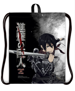 Мешок для обуви 1 отд, 410*490 "Атака Титанов. Сезон 4" петля