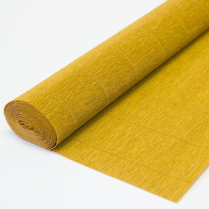 Бумага флористическая 50*250 180 г/м рулон креп Песочный