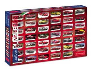 Пазлы  500 элементов  480*330мм.  "Ностальгия. Автомобили мира" Premium