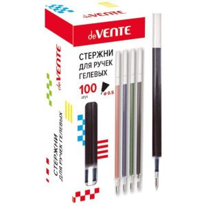 Стержень гелевый deVENTE 130мм, черный, 0,5мм