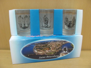 Набор стопок "Фонтаны" 3шт 50мл