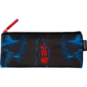 Пенал-косметичка (215*90*10) молния, силикон "No Panic", плоский