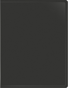 Папка файл А4 100лист 0,70мм черная