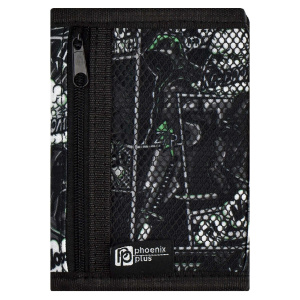 Кошелек для банкнот и монет Феникс+ "Бунтарский дух" 12,5*9*1см, ткань, молния