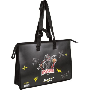 Папка А3 (467*338*100) с ручками, молния, пластик SuperHero