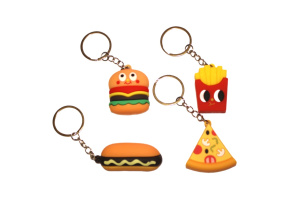 Брелок "Фаст фуд" ПВХ 4,3*3,4 см