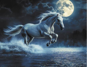 Календарь Трио металл+объем  295*720мм на 2026г. Лунная ночь