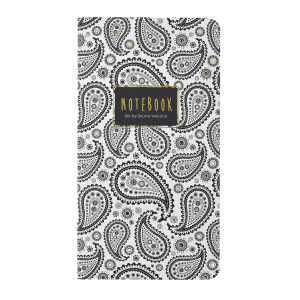 Записная книжка А6  30л. картон, мягк.пер. "Black and White. Восточный мотив" кл.