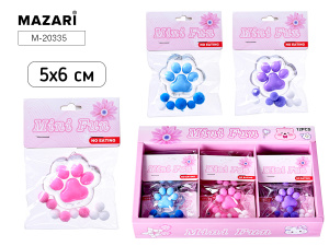 Антистресс-мялка "Сквиш лапки 3" 5*6см ассорти 3 вида