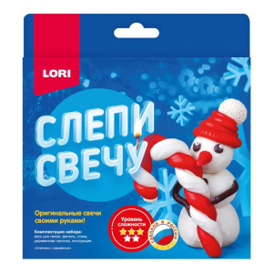 Набор "Слепи свечу. Снеговик с карамелью" 5+