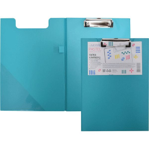 Клипборд А4, Pastel зеленый, пластик 2 мм