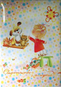 Папка Свидетельство о рождении А4 ламинированная