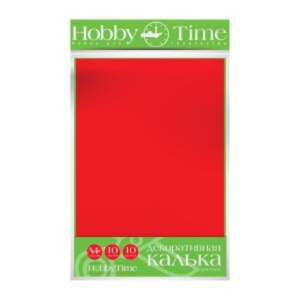 Калька декоративная Цветная А4, 10лист, 10цв.