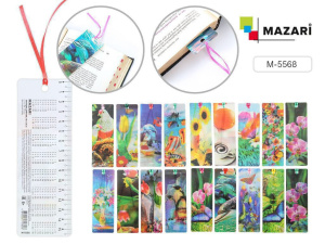 Закладка с лентой 16*5,5см