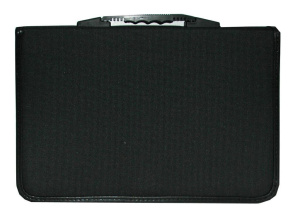 Папка деловая ткань А4 Лайт, с карманами для бумаг, ручка-трансформер