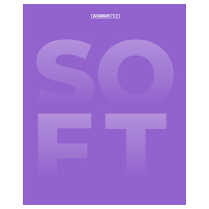 Тетрадь А5 48л кл. Полиграф Принт "Фиалковый" софт-тач