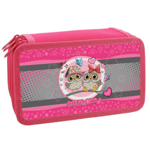 Пенал 3 отд. (190*100) Два совёнка, лам.