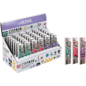 Грифели запасные "deVENTE. Pastel" 0,5мм, HB, 12 гриф. в пенале