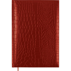 Ежедневник недат. А5 Attomex Arkona 320стр., красный, тв.обл., бумвинил, ляссе, 70г/м2