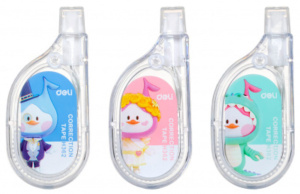 Корректирующая лента Deli Little Singer 5мм*6м, ассорти